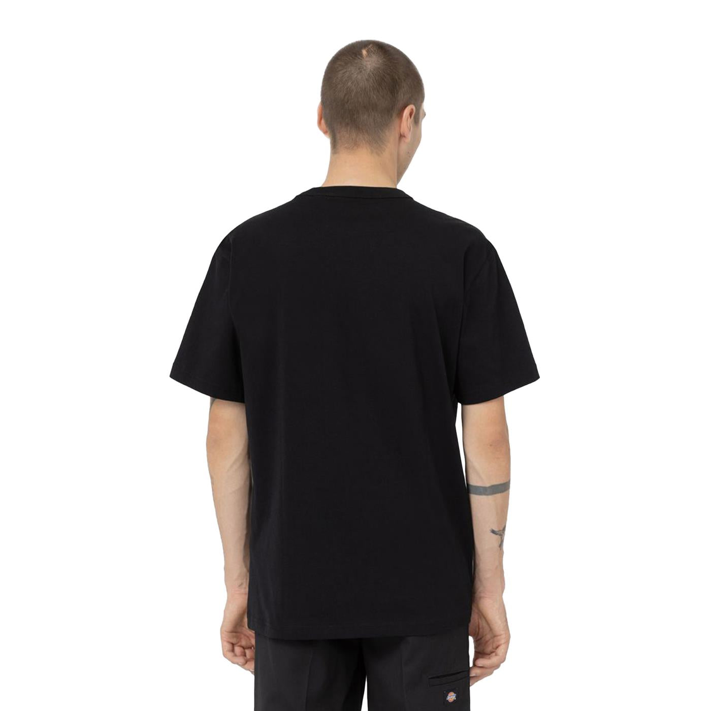 Dickies Aitkin Chest T-Shirt Black/Purple - DK0A4Y8OBLKPUR