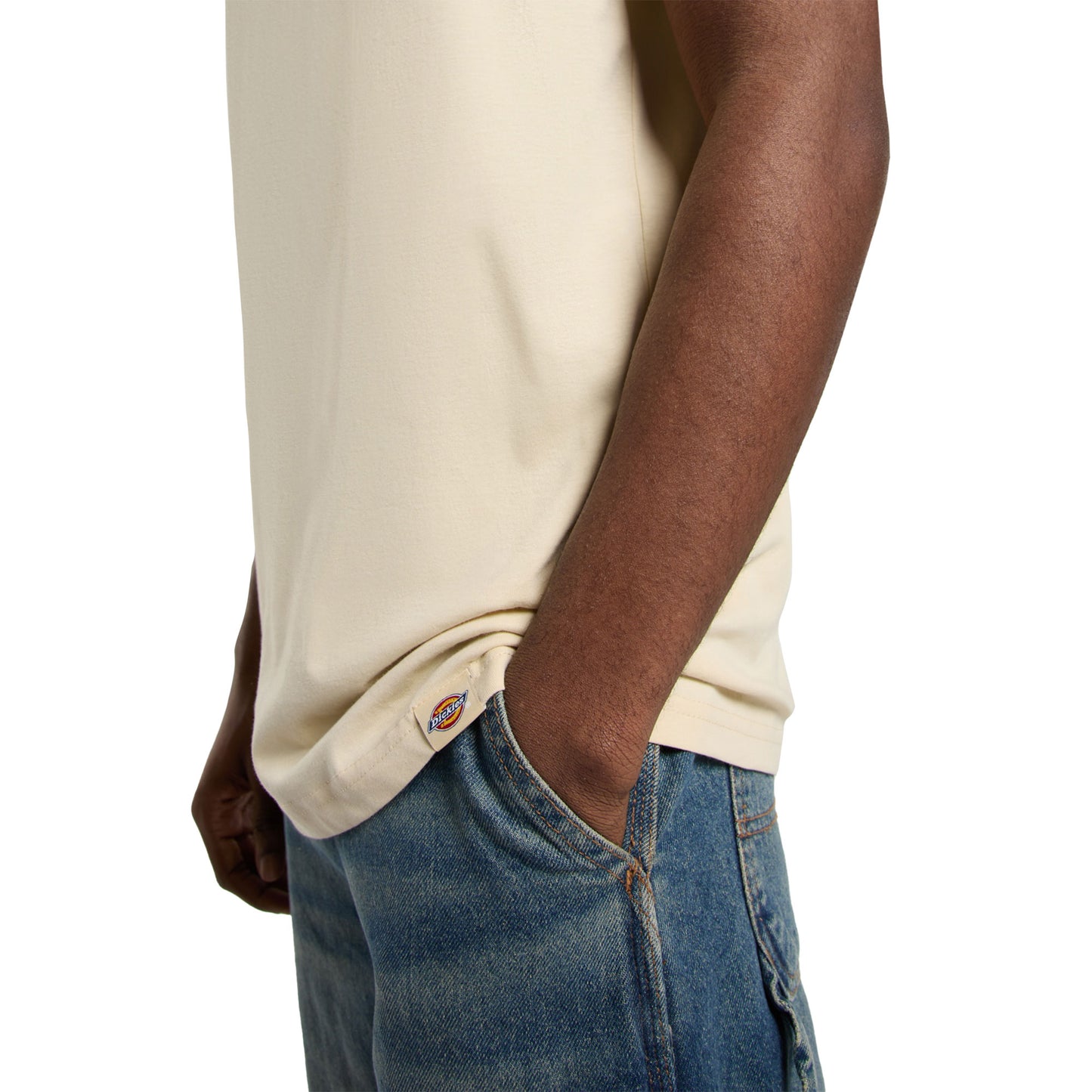 Dickies Aitkin Chest T-Shirt Wood Ash - DK0A4Y8OL17