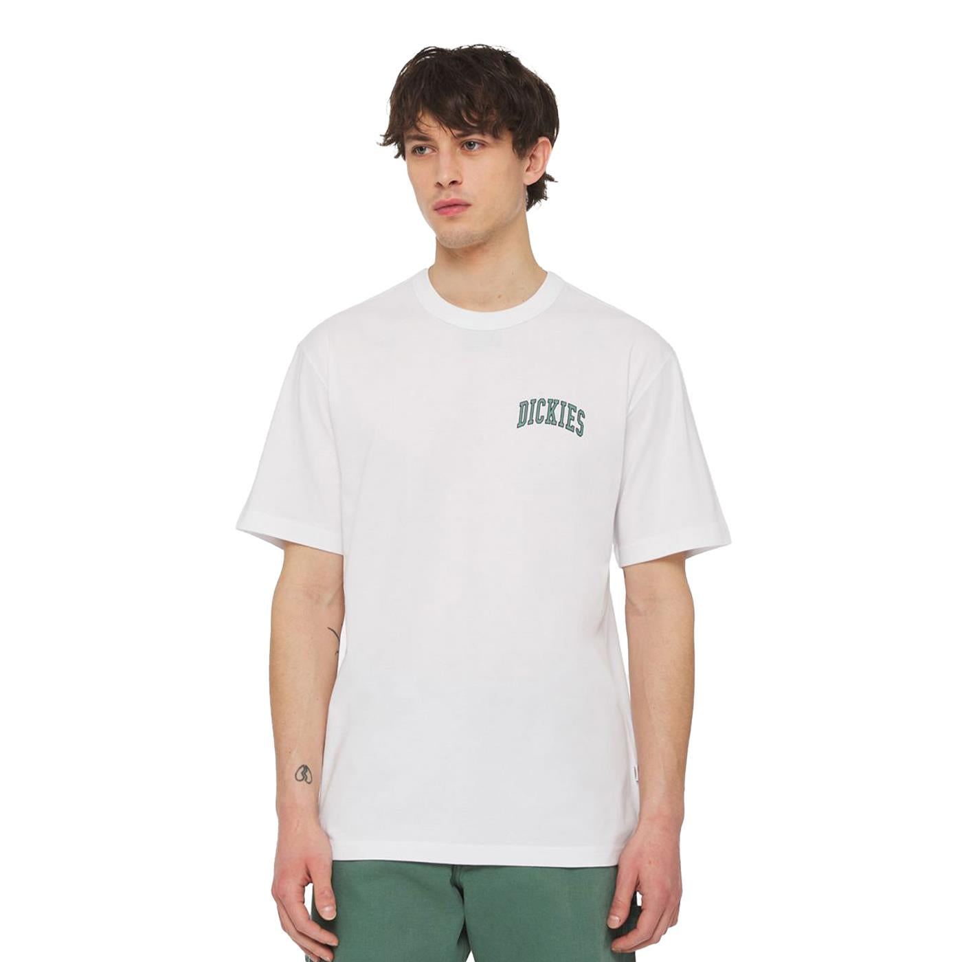 Dickies Aitkin Chest T-Shirt White - DK0A4Y8OWHT