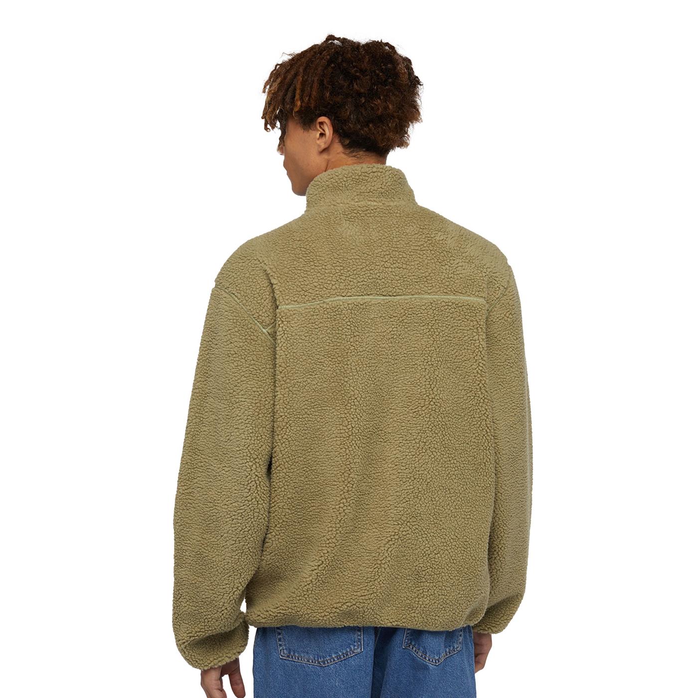 Dickies Mount Hope Quarter Zip Fleece Jacket Imperial Green - DK0A4YEF0IP