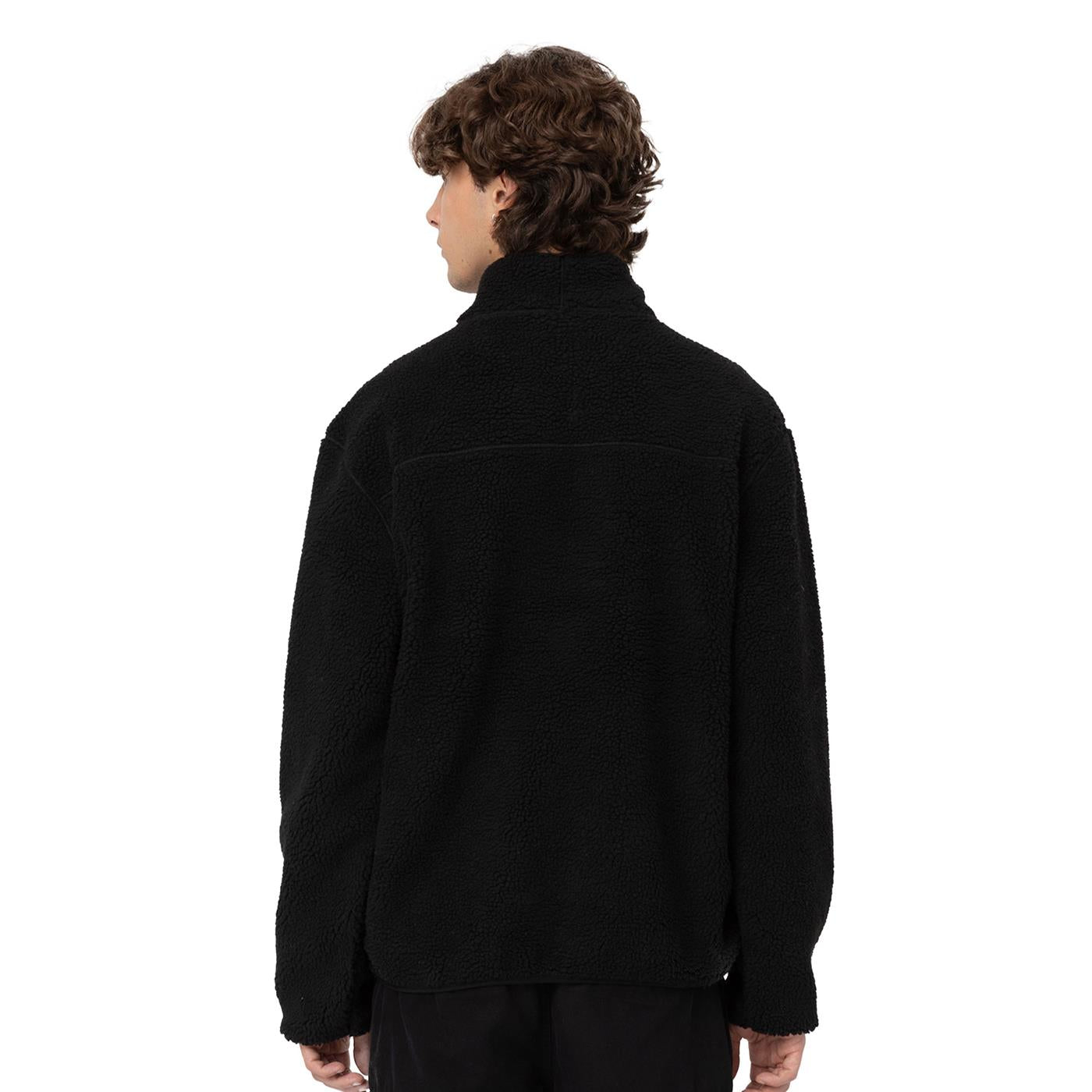 Dickies Mount Hope Quarter Zip Fleece Jacket Black - DK0A4YEFBLK