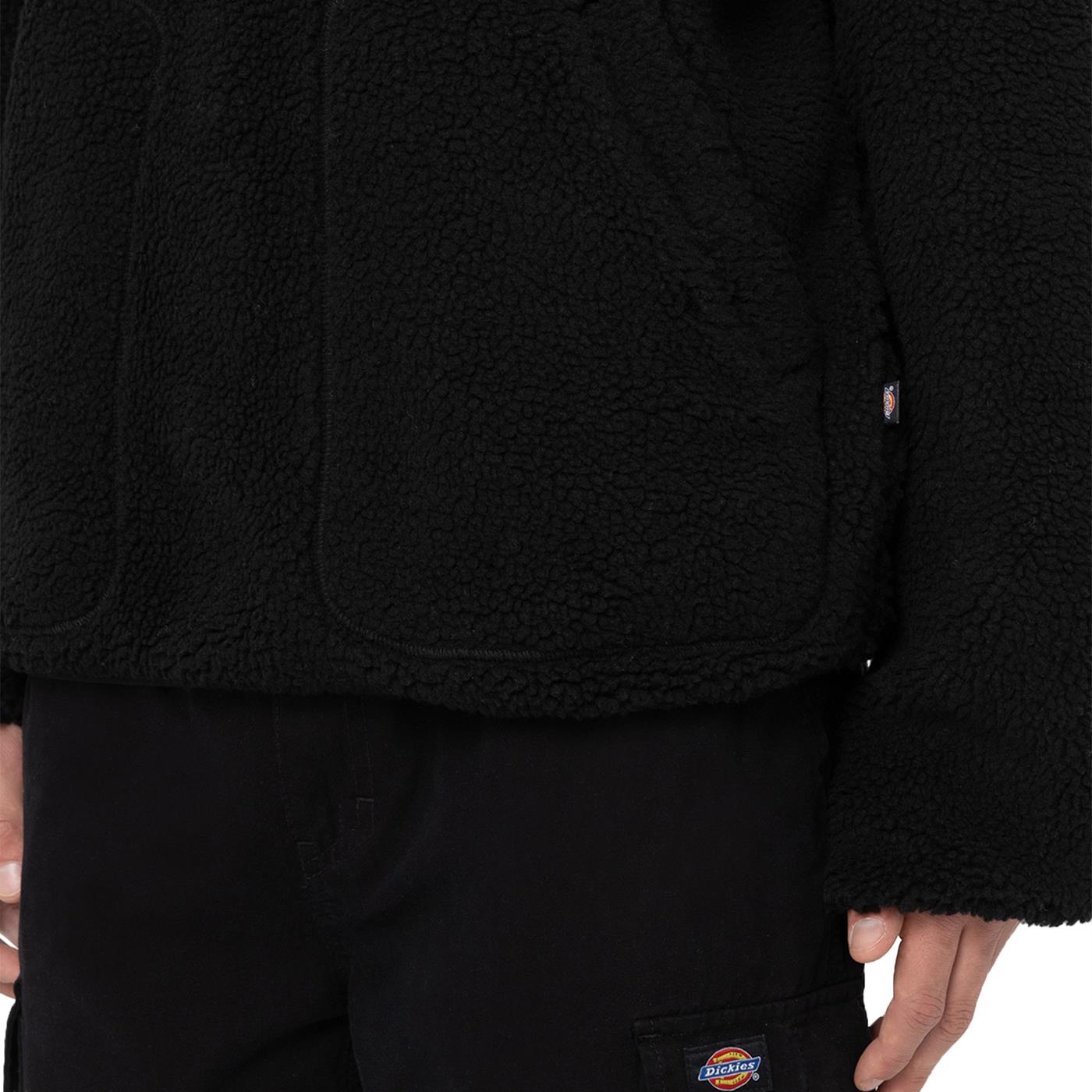 Dickies Mount Hope Quarter Zip Fleece Jacket Black - DK0A4YEFBLK