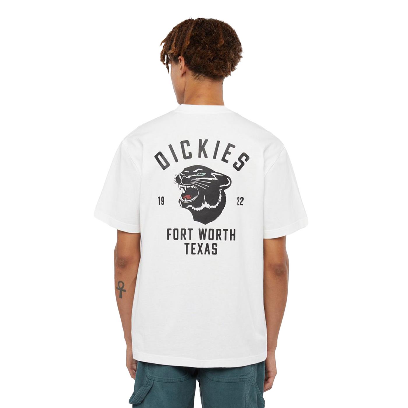 Dickies Panther SS Tee White - DK0A4Z4IWHT