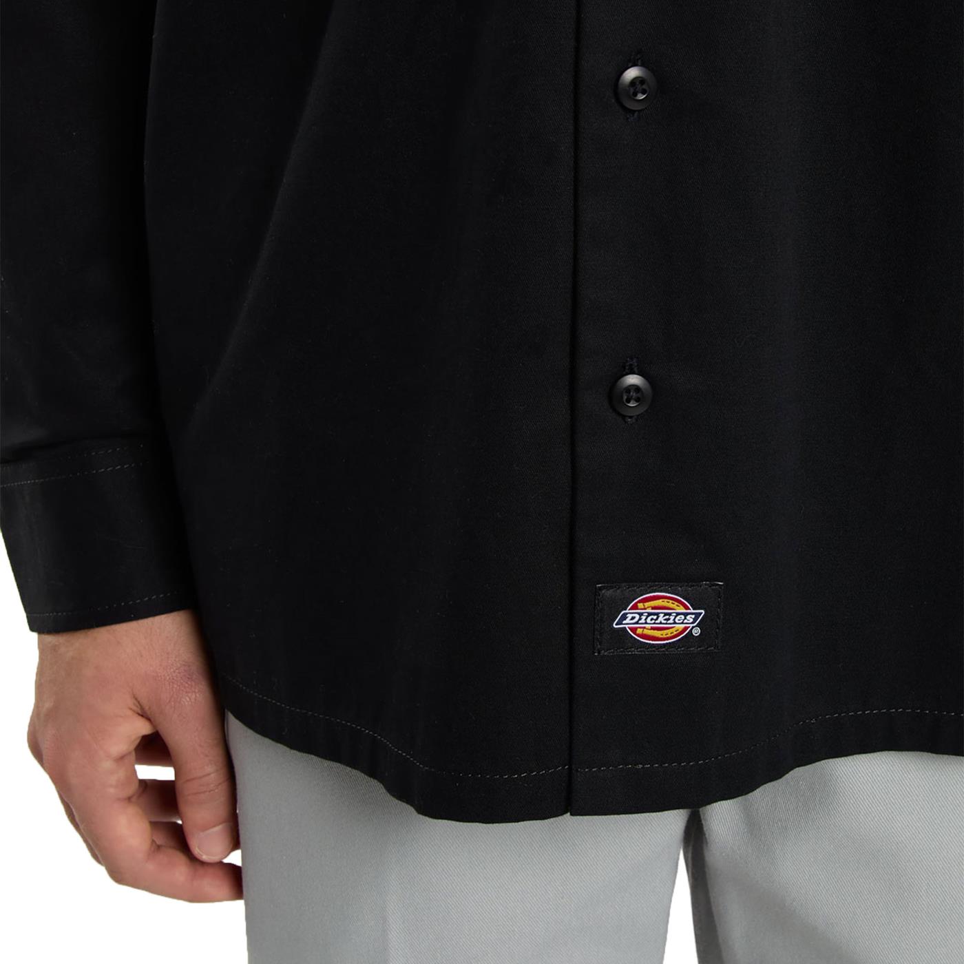 Dickies Lewistown LS Shirt Black - DK0A4Z7PBLK