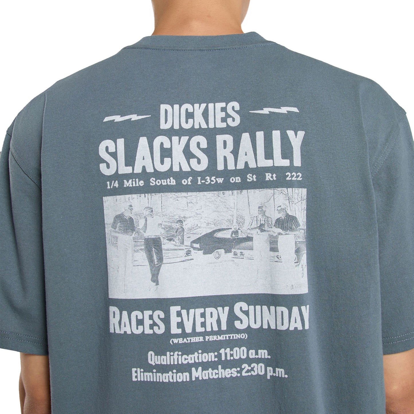 Dickies Slacks Rally SS Tee Stormy Weather - DK0A4Z8UG70