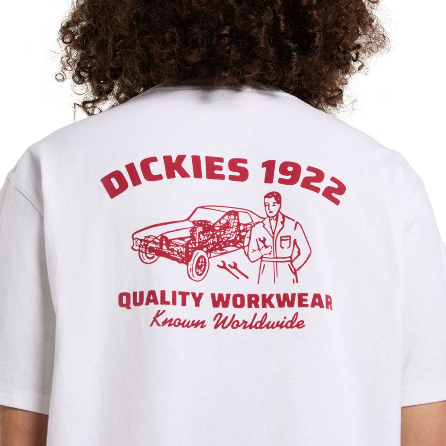 Dickies Mechanic SS Tee White - DK0A4Z960WH