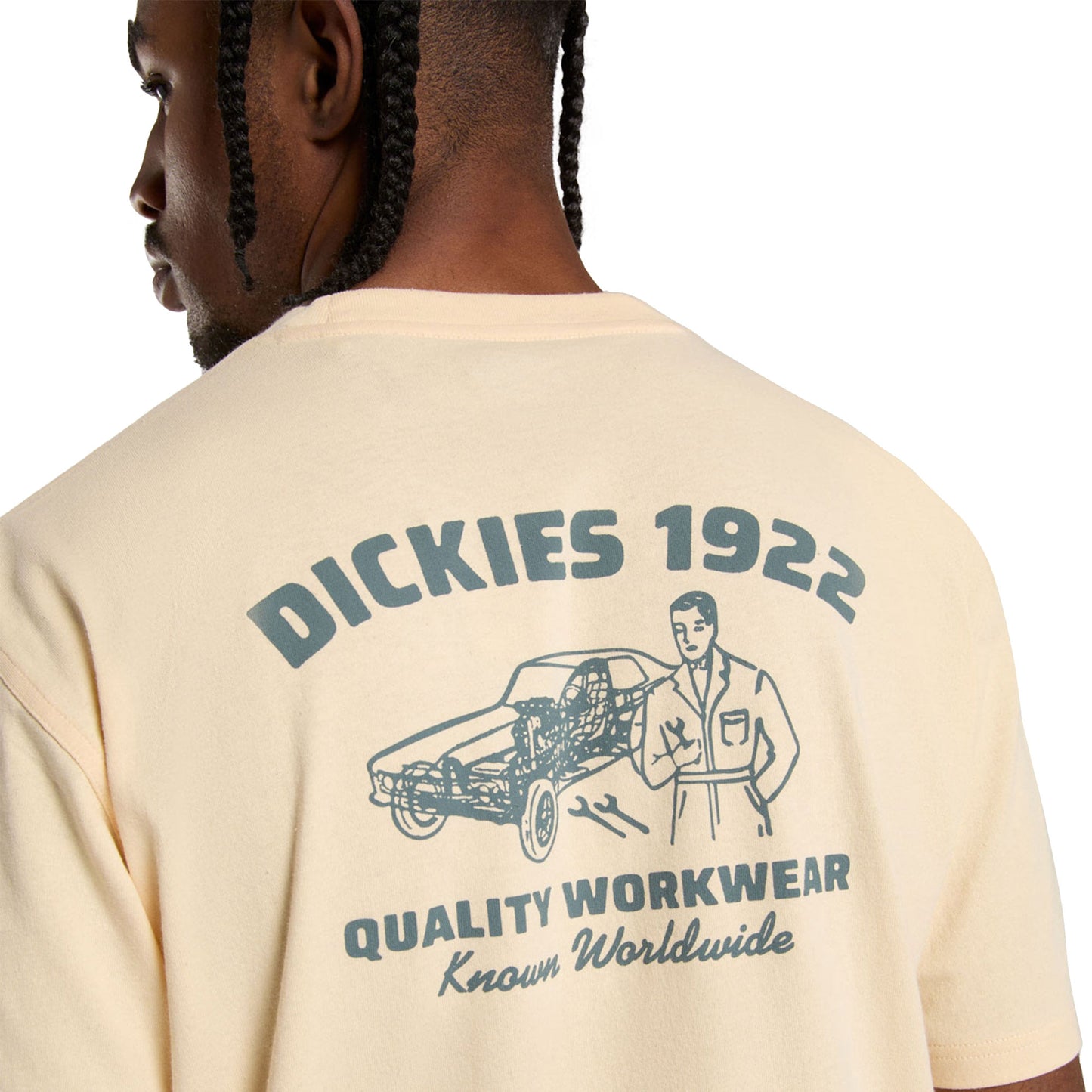 Dickies Mechanic SS Tee Corn Husk - DK0A4Z96K53