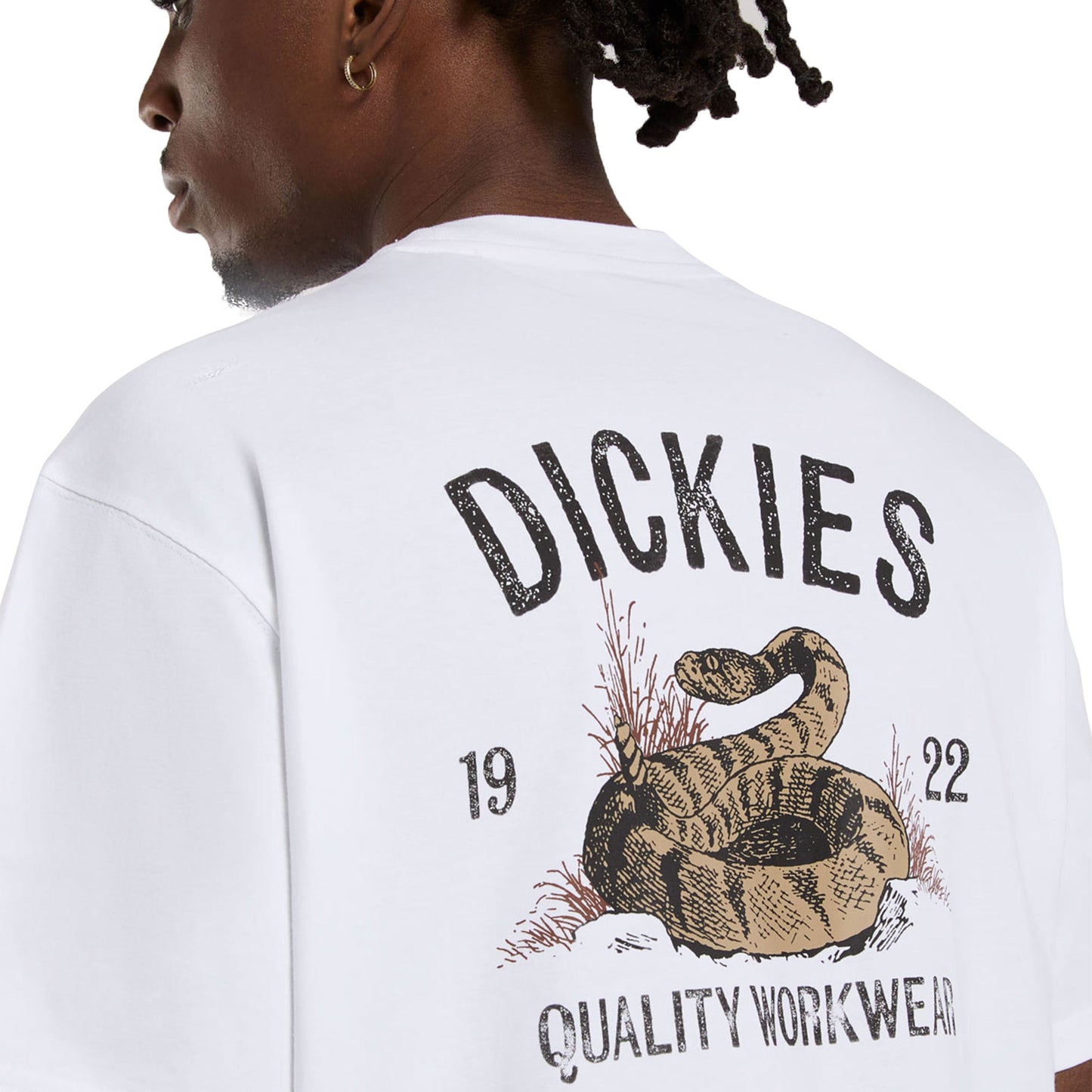 Dickies Snake SS Tee White - DK0A4Z990WH