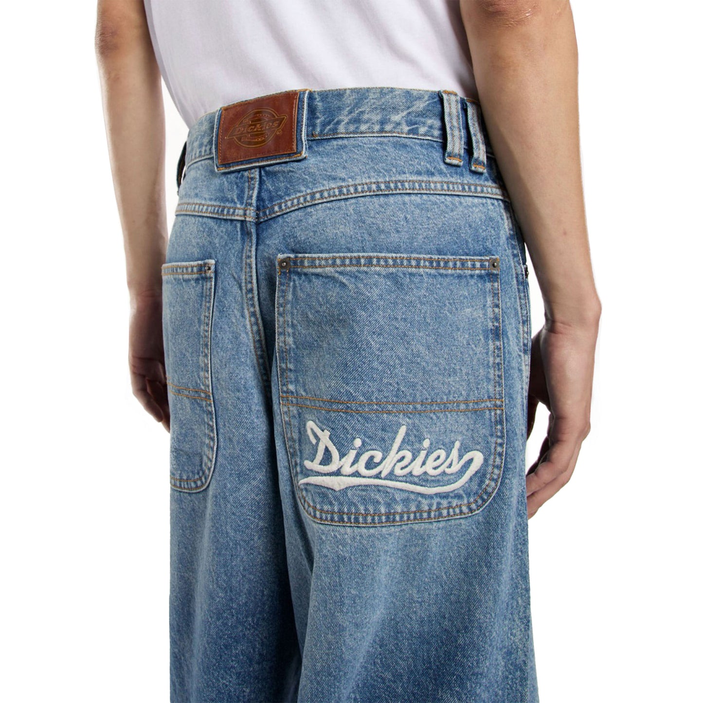 Dickies Loose Wave Denim Pant Rinsed Fade - DK0A4ZAQK21