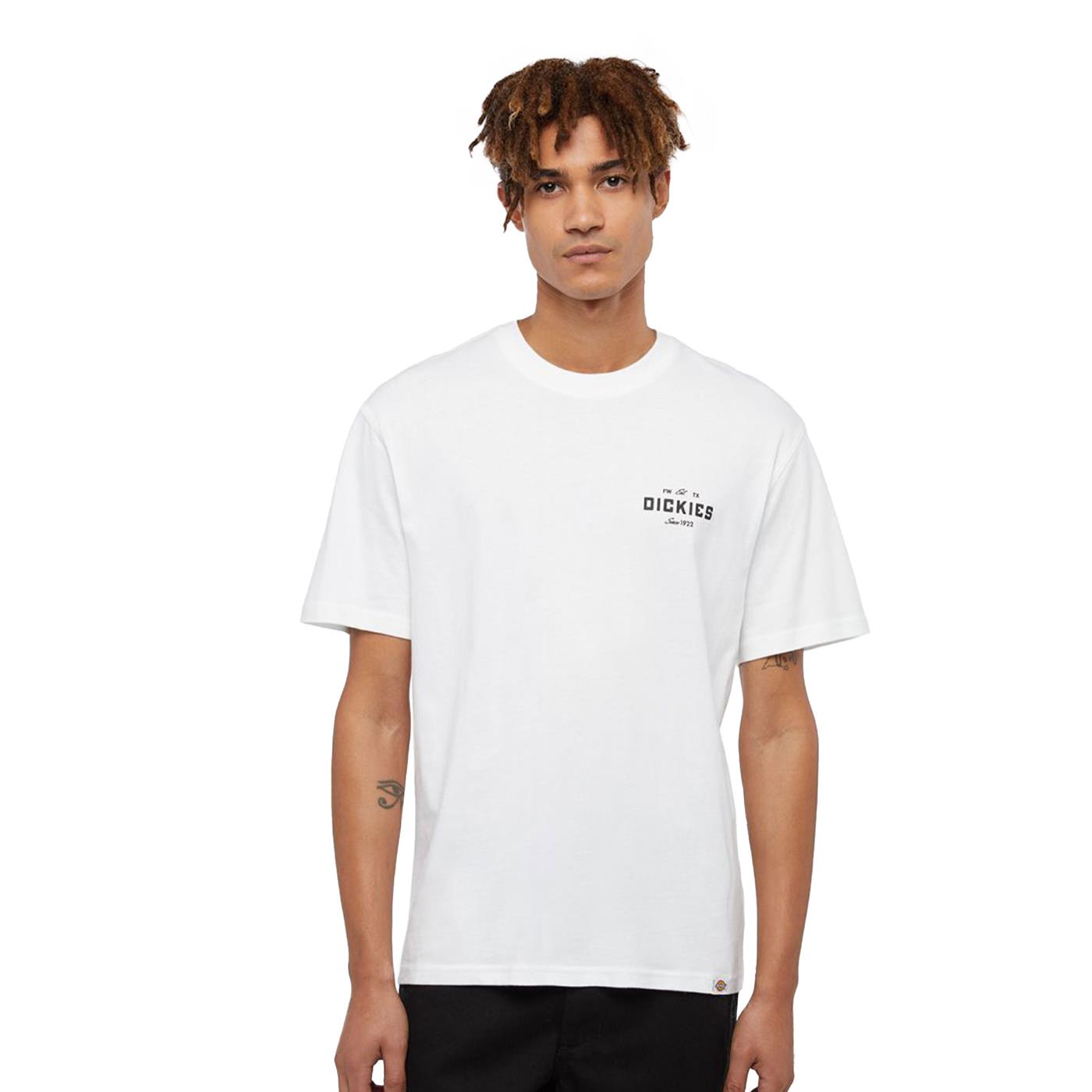Dickies Emblem SS Tee White - DK0A863EWHT