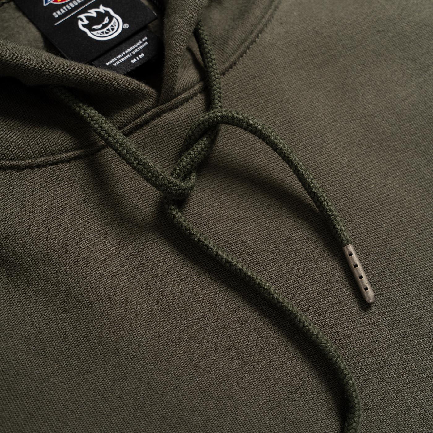 Dickies x Spitfire Hoodie Olive Green - DK0A865O0OG