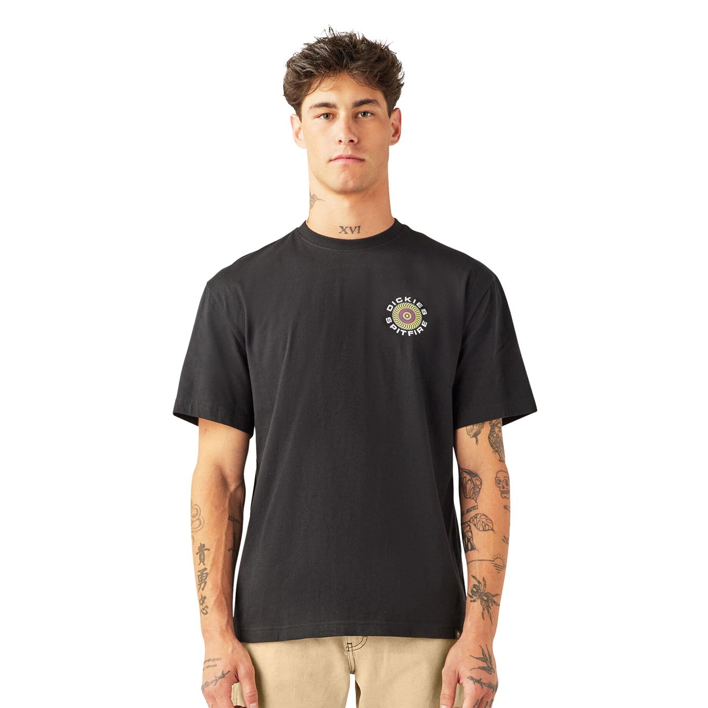 Dickies x Spitfire Tee Black - DK0A865TBLK