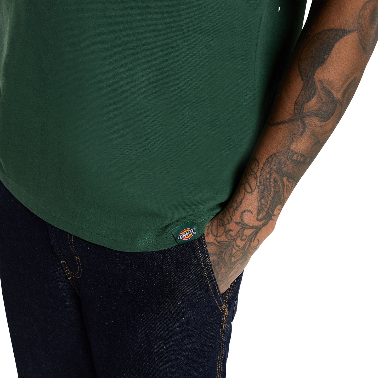 Dickies Gordonsville SS Tee Pine Needle Green - DK0A87QUPIN