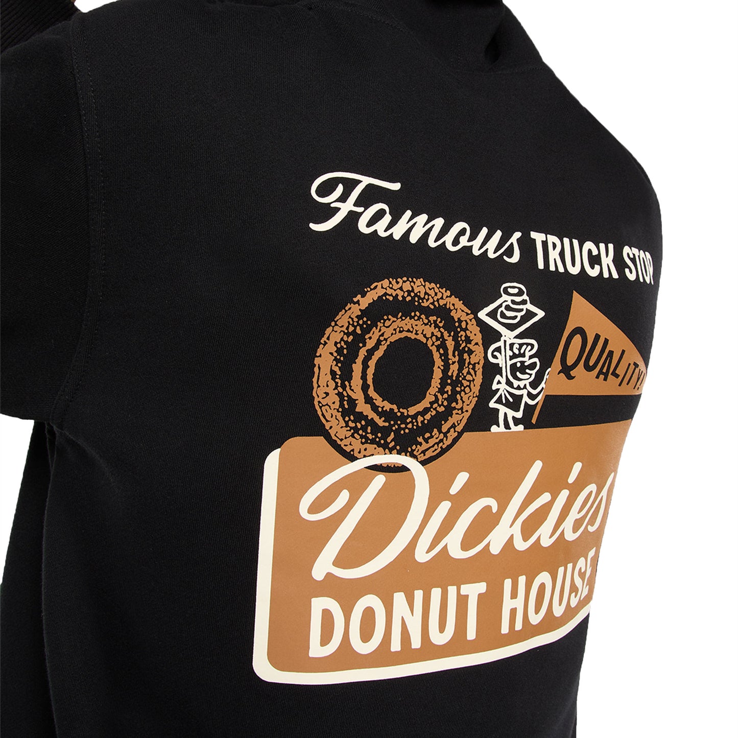 Dickies Donut House Hoodie Black - DK0A88ATBLK