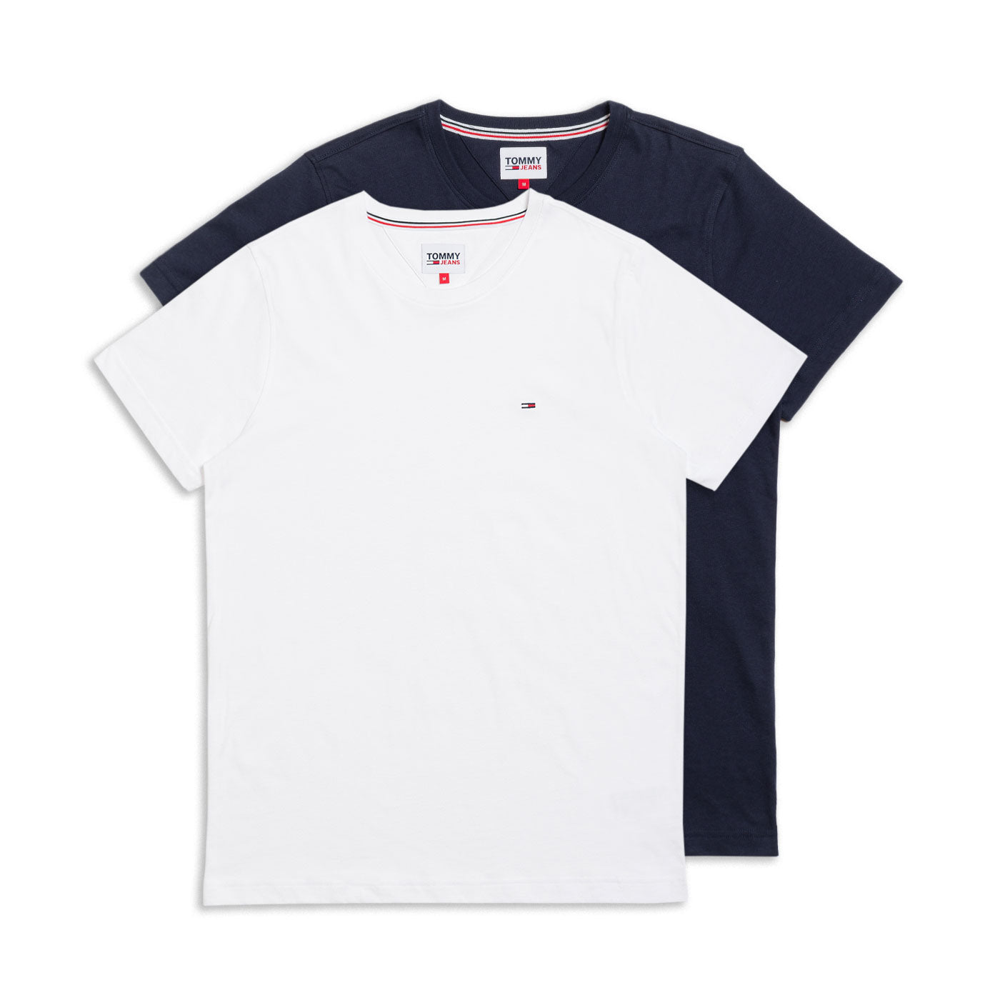 Tommy Jeans 2Pack Crew Neck Tees White/Navy - DM0DM107050XU