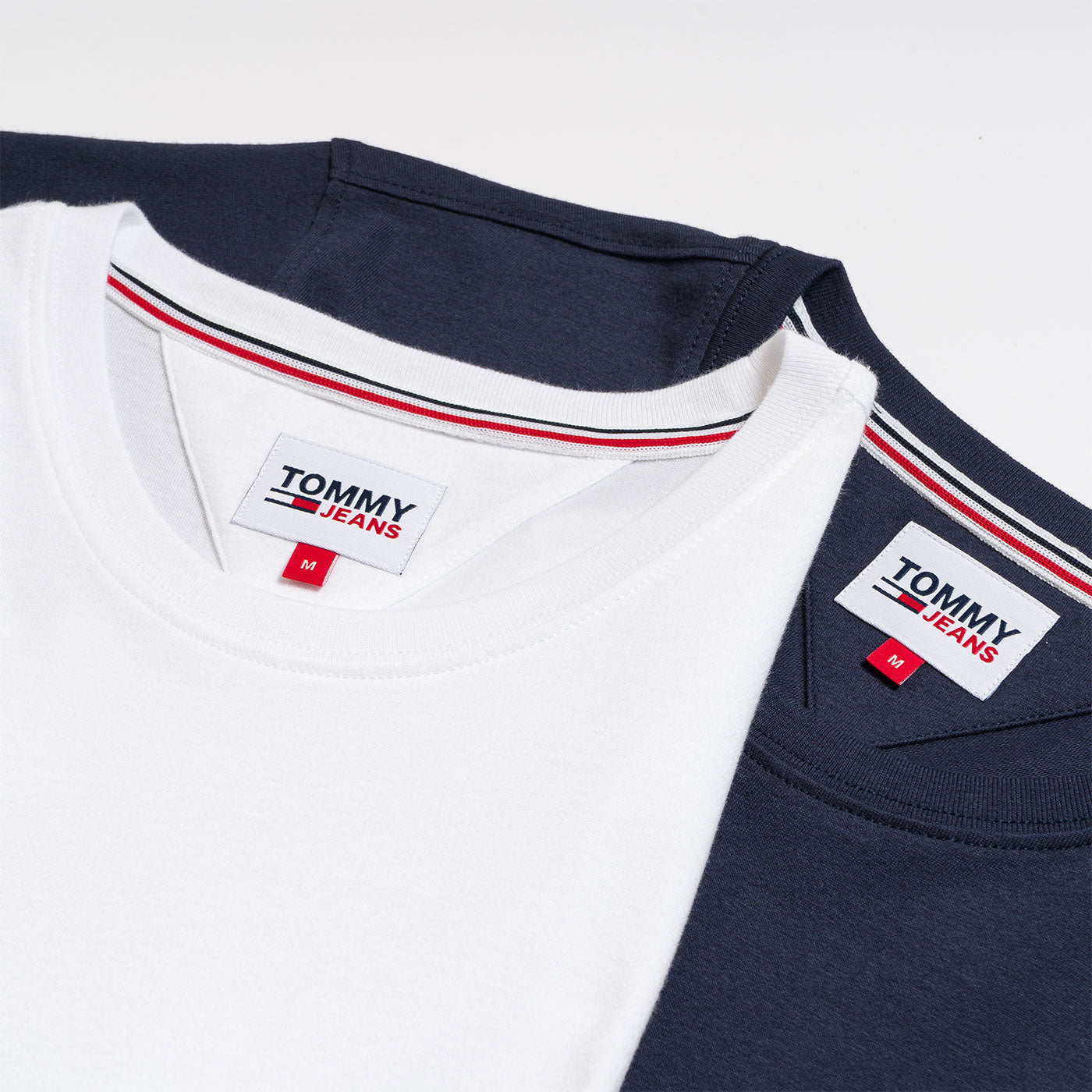 Tommy Jeans 2Pack Crew Neck Tees White/Navy - DM0DM107050XU