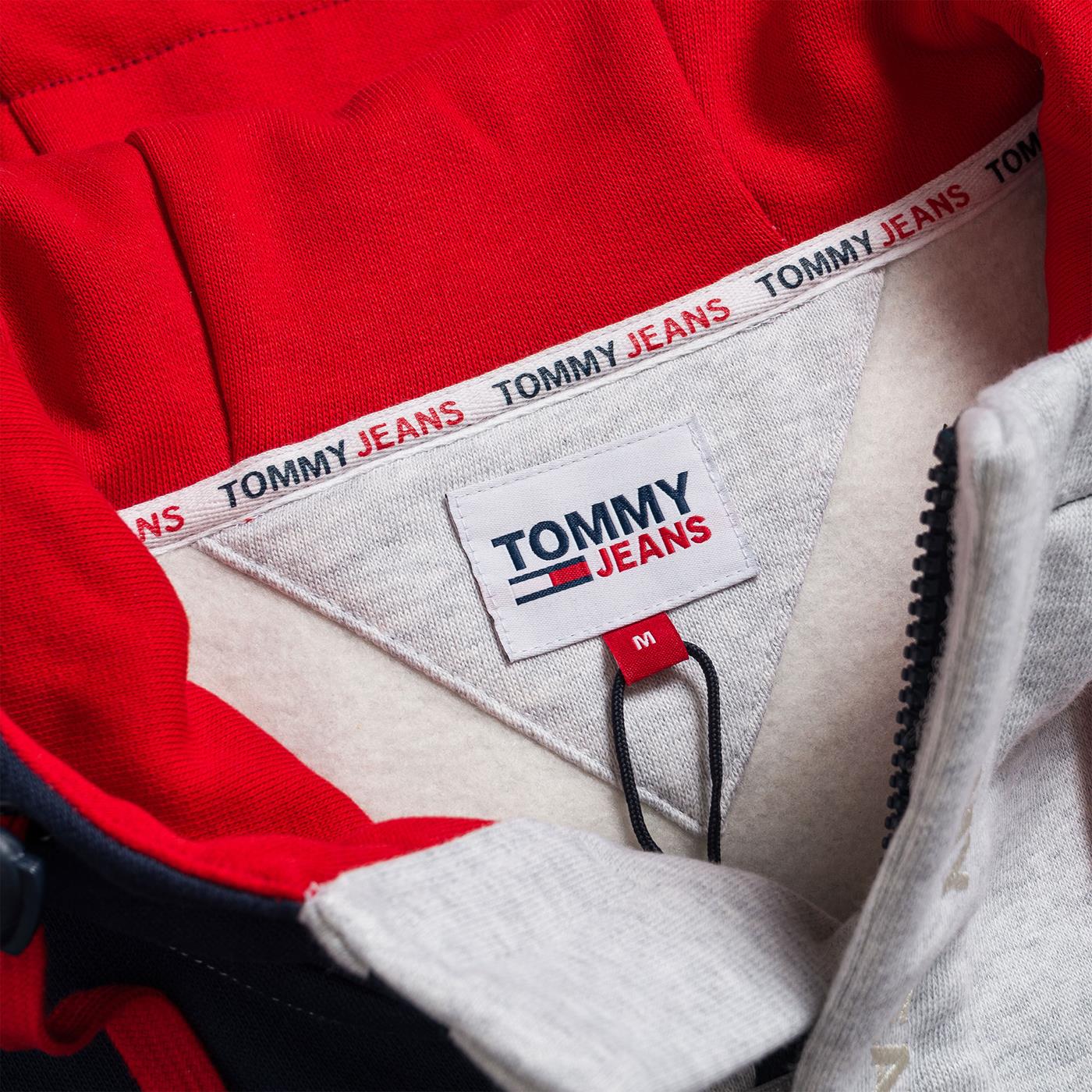 Tommy Jeans Colorblock Hoodie Twilight Navy - DM0DM11639C87