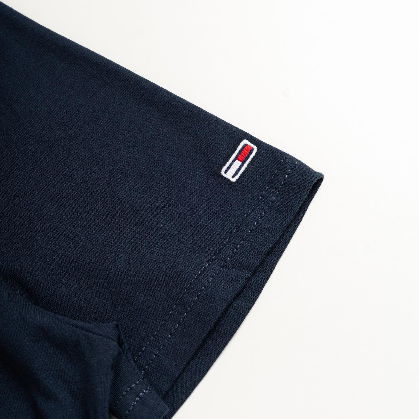 Tommy Jeans Essential Flag Tee Dark Night Navy - DM0DM13509C1G