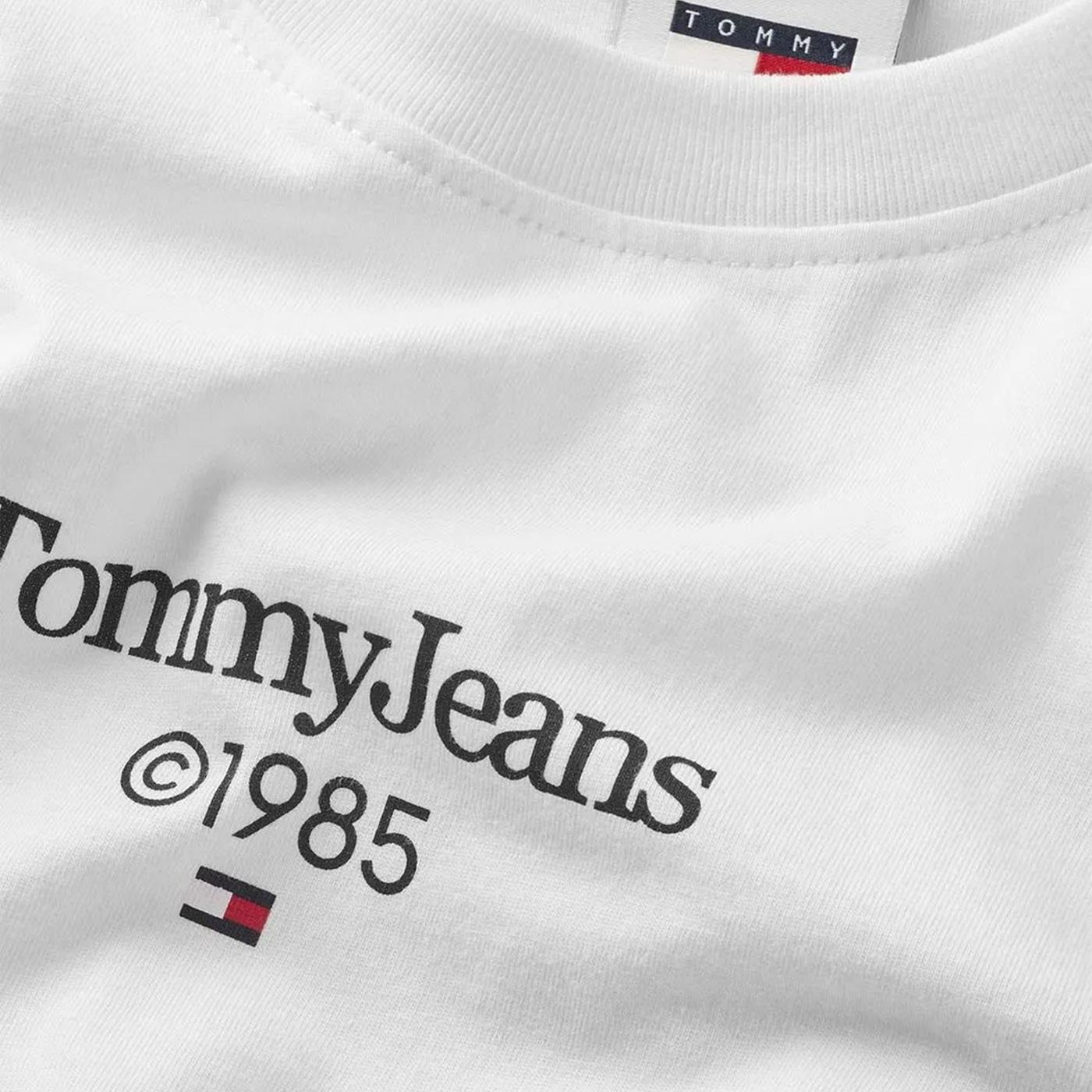 Tommy Jeans Slim TJ 85 Entry Graphics Tee White - DM0DM18569YBR
