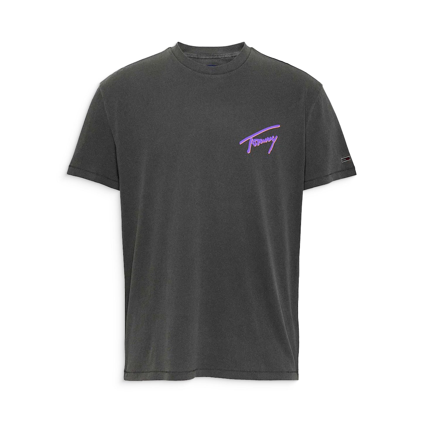 Tommy Jeans Relaxed Faded Graphic Logo Tee Black - DM0DM20768BDS