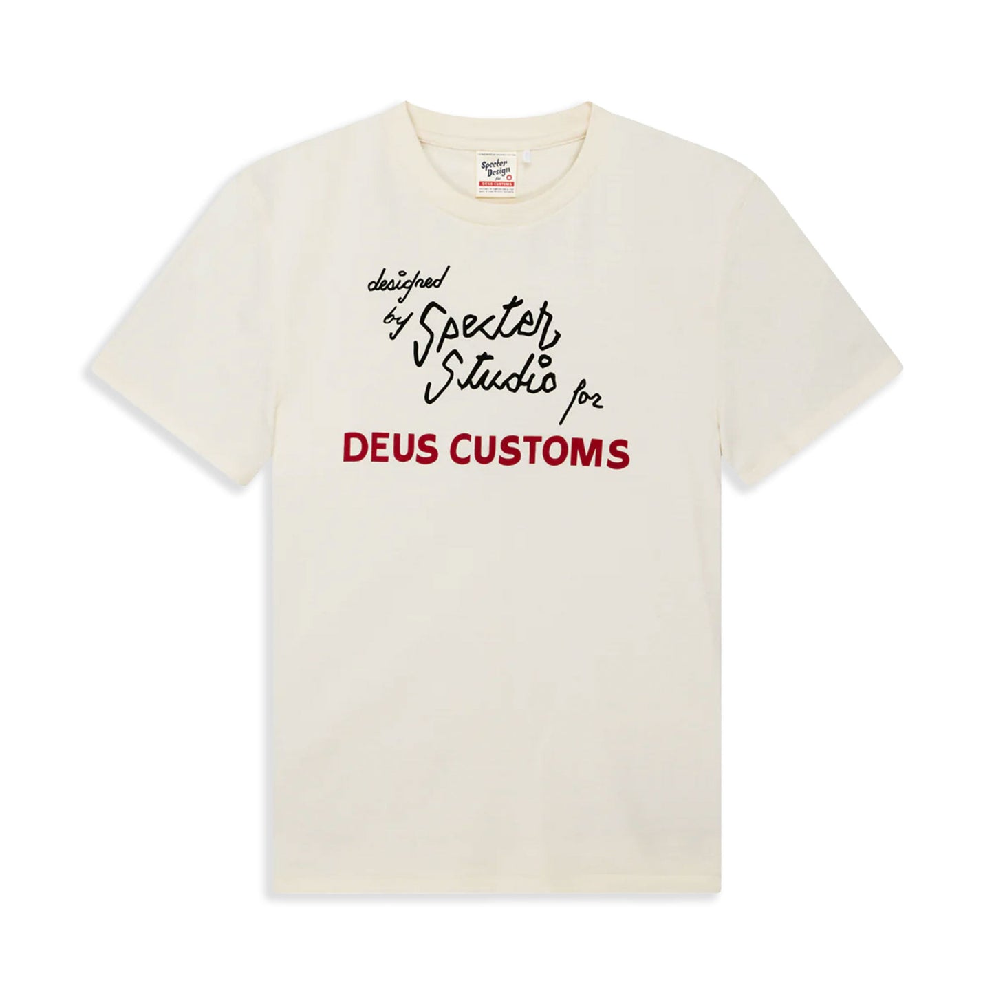 Deus Ex Machina Specter Rare Birds Tee Pristine White - DMF241540A-PRW
