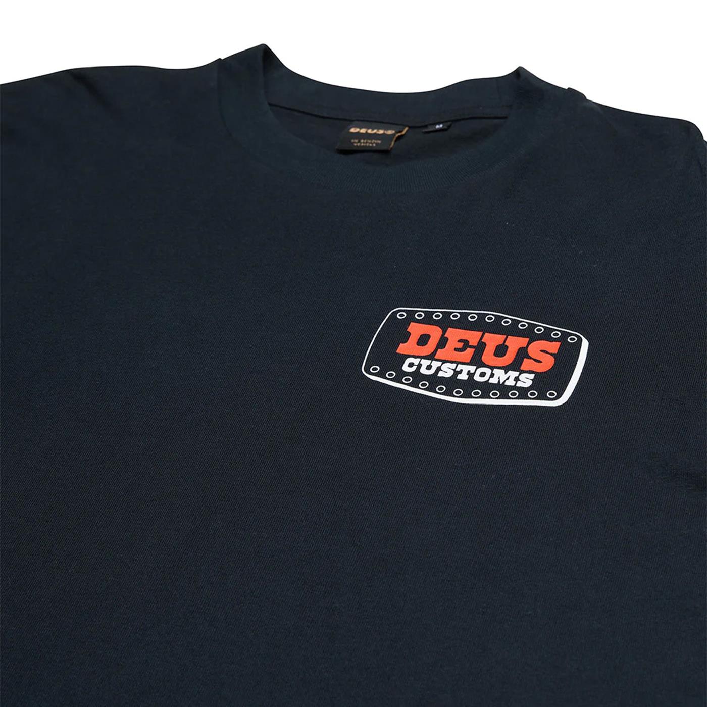 Deus Ex Machina Buckle Up Tee Black - DMF241545D-BLK