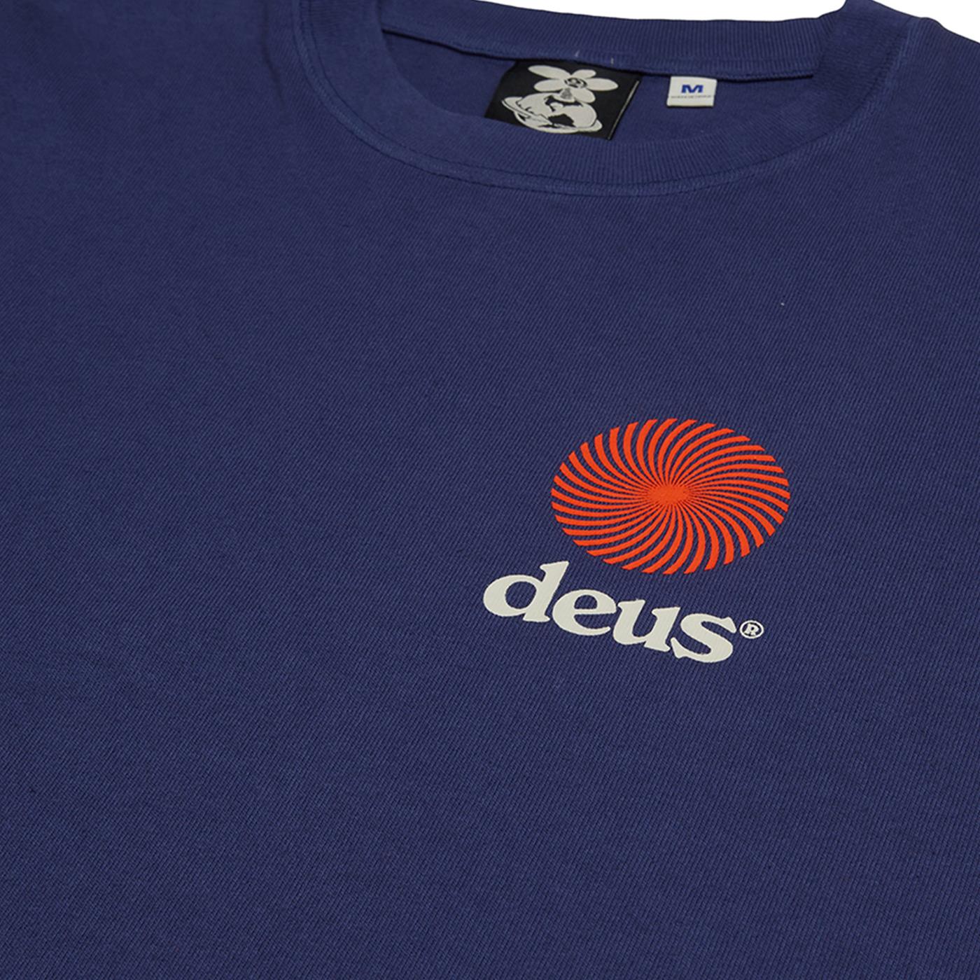 Deus Ex Machina Strata Tee Patriot Blue  - DMF241762-PAB