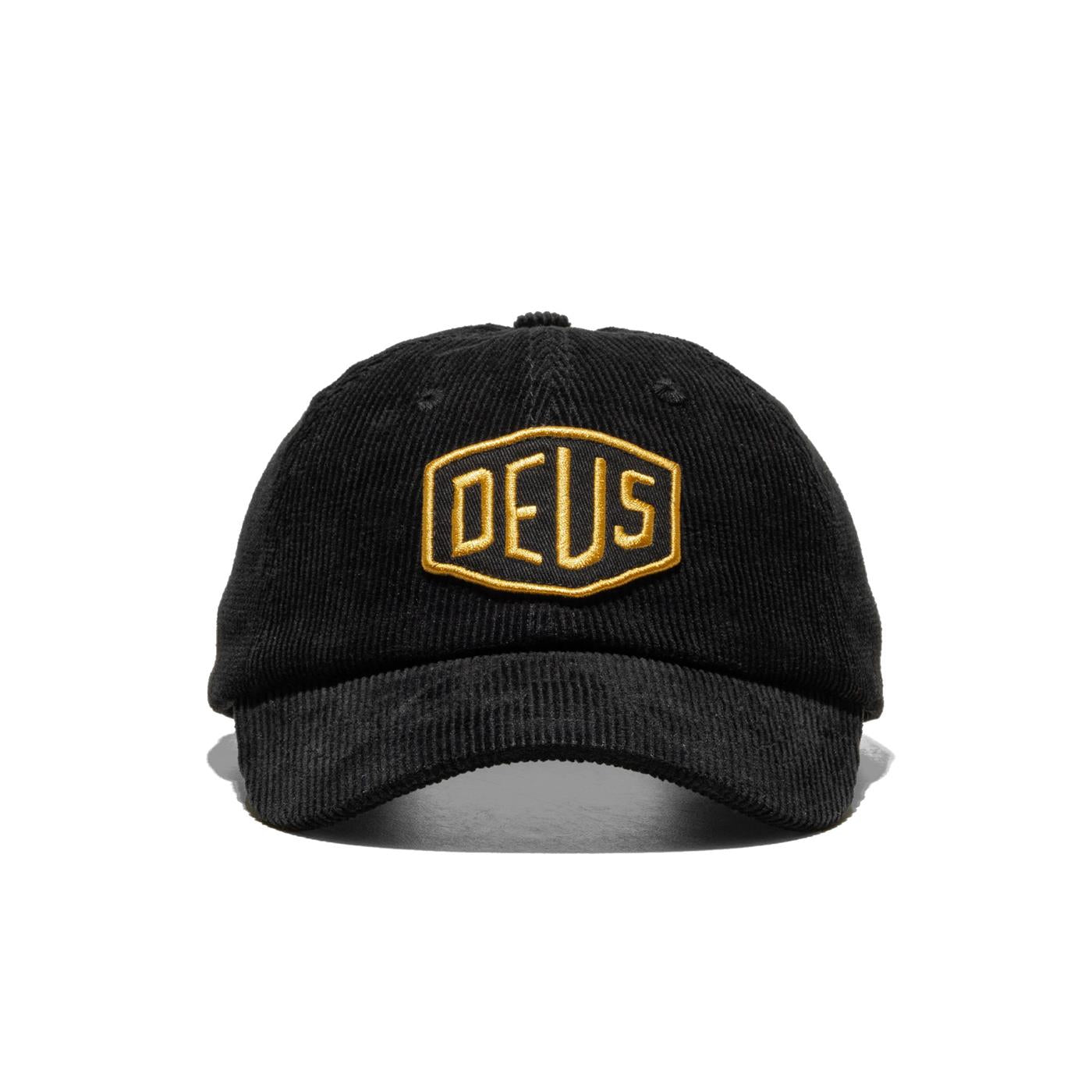 Deus Ex Machina Shield Cord Dad Cap Black  - DMF247624-BLK