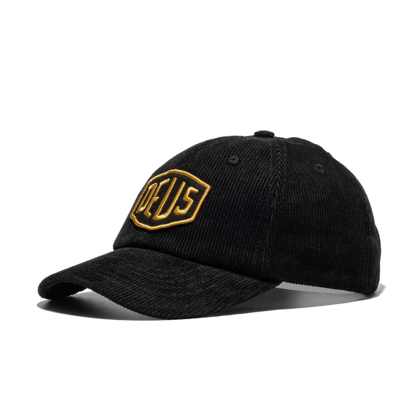 Deus Ex Machina Shield Cord Dad Cap Black  - DMF247624-BLK