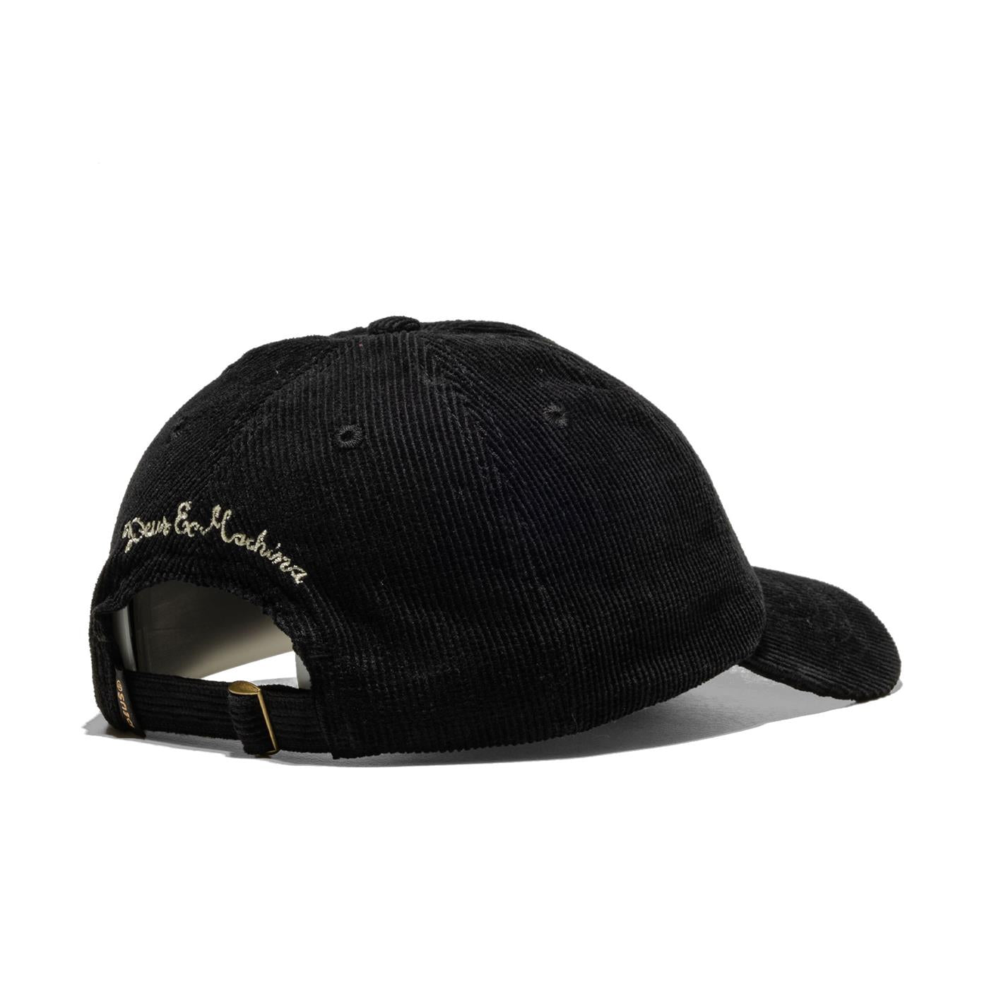 Deus Ex Machina Shield Cord Dad Cap Black  - DMF247624-BLK