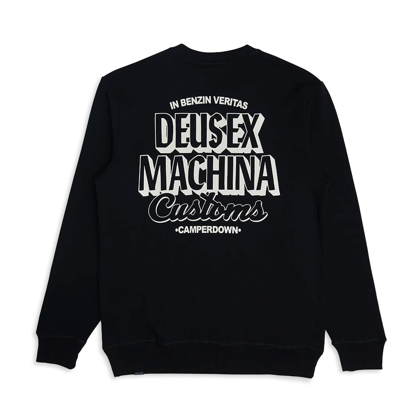 Deus Ex Machina Ever Seen Crew Sweat Black - DMF248626-BLK