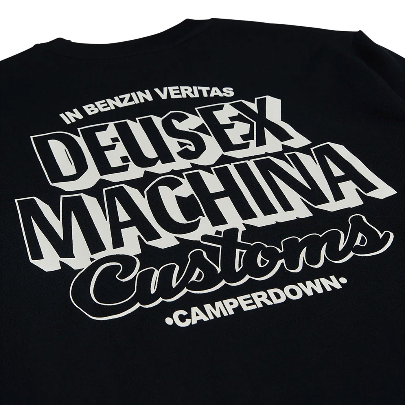 Deus Ex Machina Ever Seen Crew Sweat Black - DMF248626-BLK