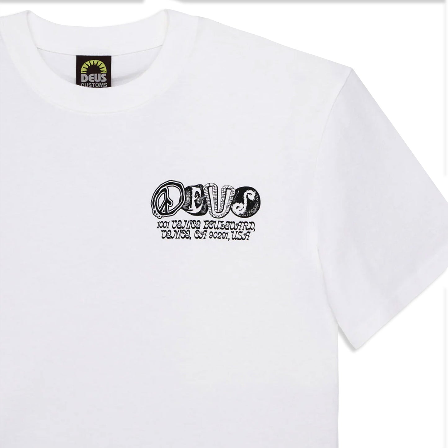 Deus Ex Machina Labyrinth Tee Vintage White - DMF251220A-VWH