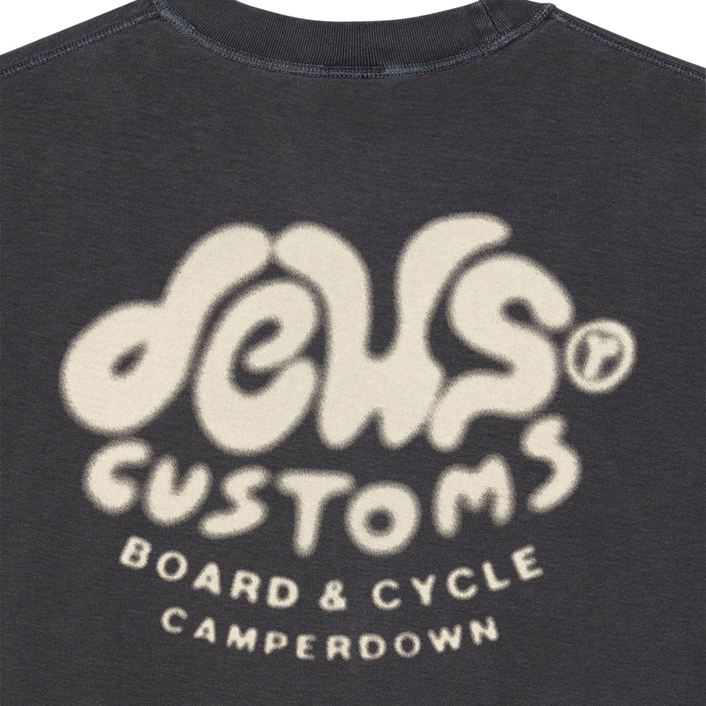 Deus Ex Machina Debris Reverse Tee Anthracite - DMF251412-ATH