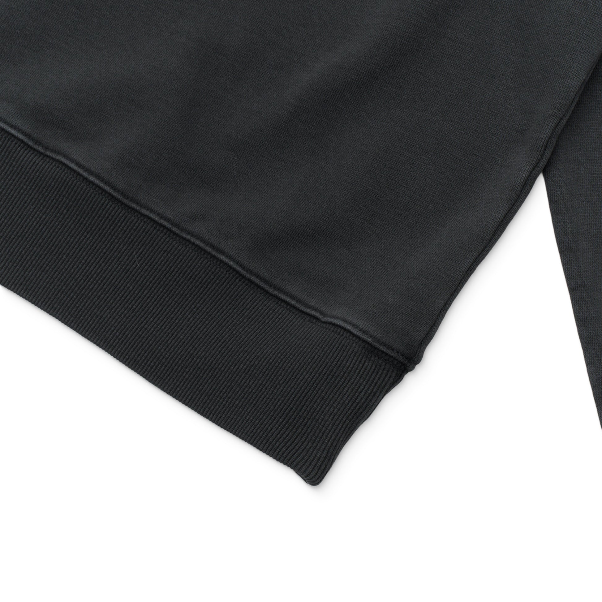 Deus Ex Machina Shield Garment Dyed Crew Black  - DMF258460-BLK