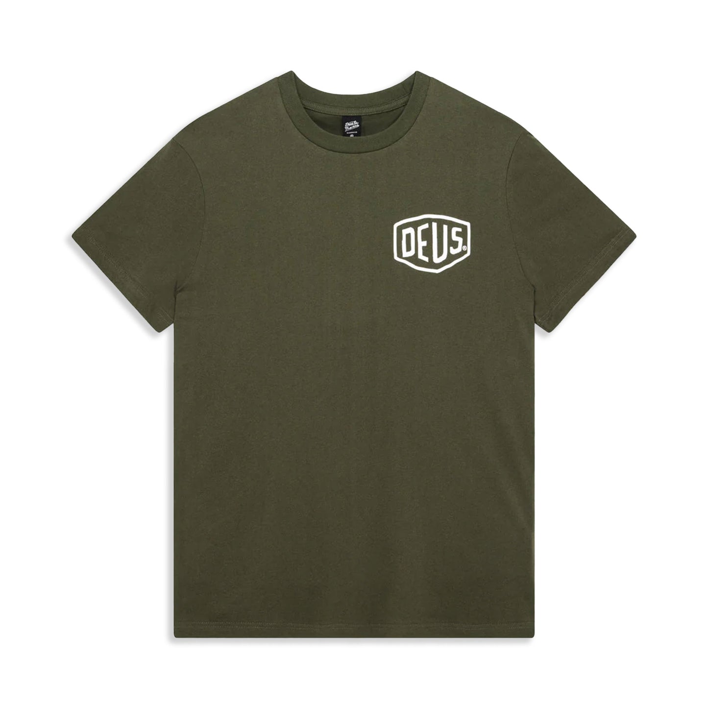 Deus Ex Machina Biarritz Address Tee Cypress Green - DMW41808Z-CYP