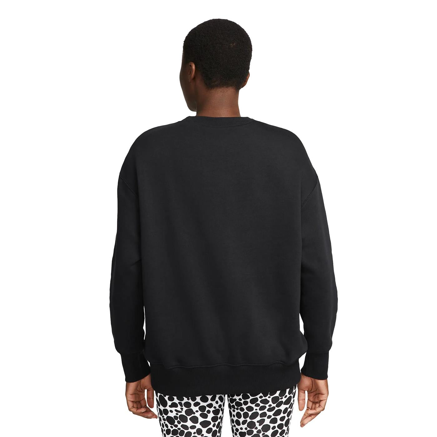 Nike W Phoenix Fleece Crewneck Black/White - DQ5733-010