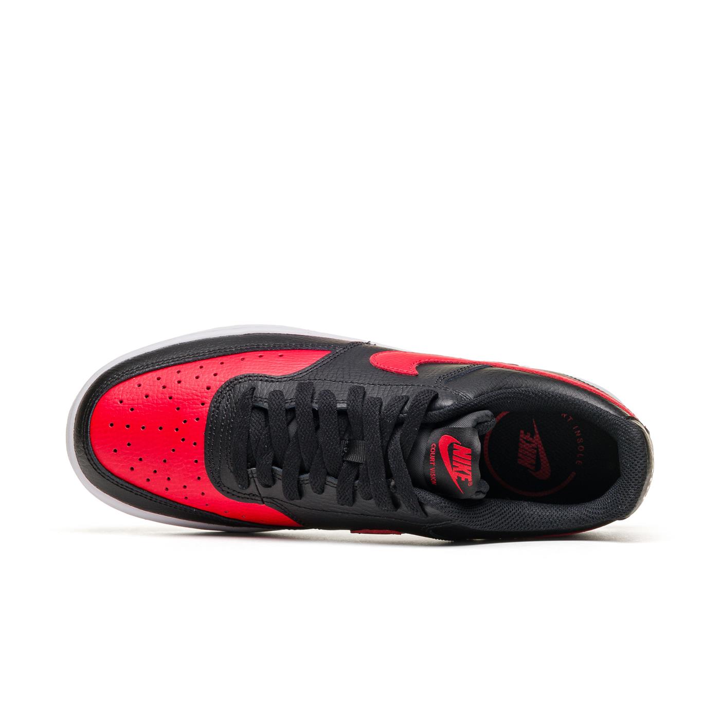Nike Court Vision Low Black/White-University Red - DV6488-001