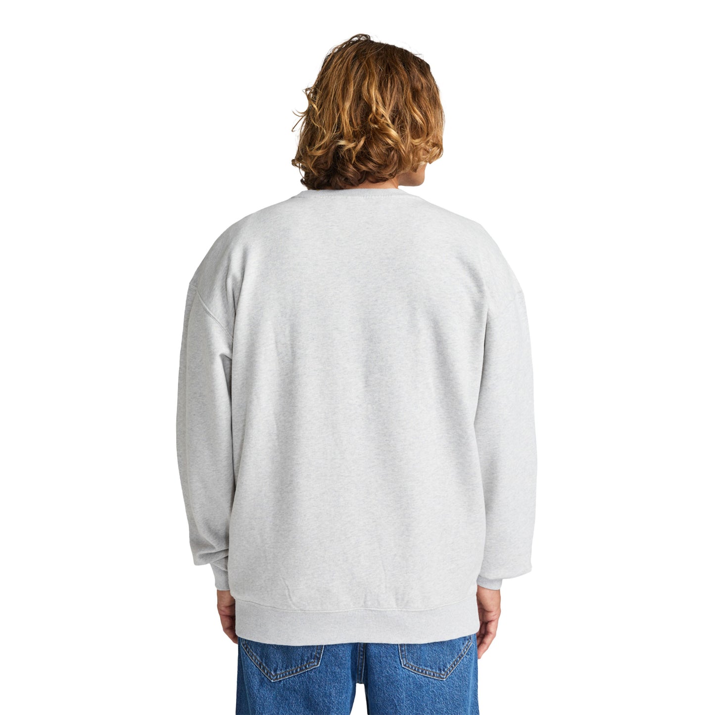Billabong Core Lord Crew Light Grey Heather - EBYFT00153-LGH