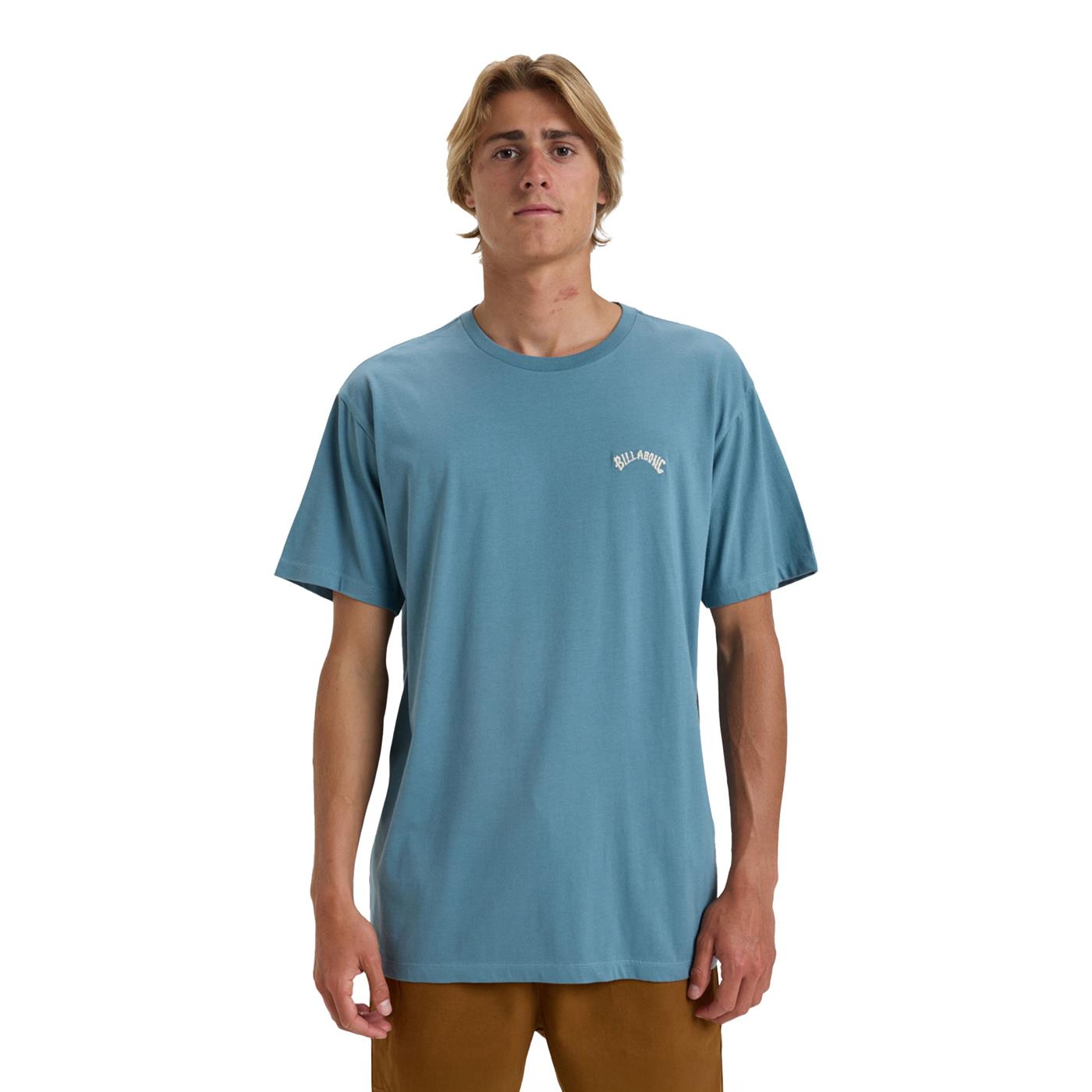 Billabong Arch Crew T-Shirt Glacier Blue - EBYKT00100-BMC0