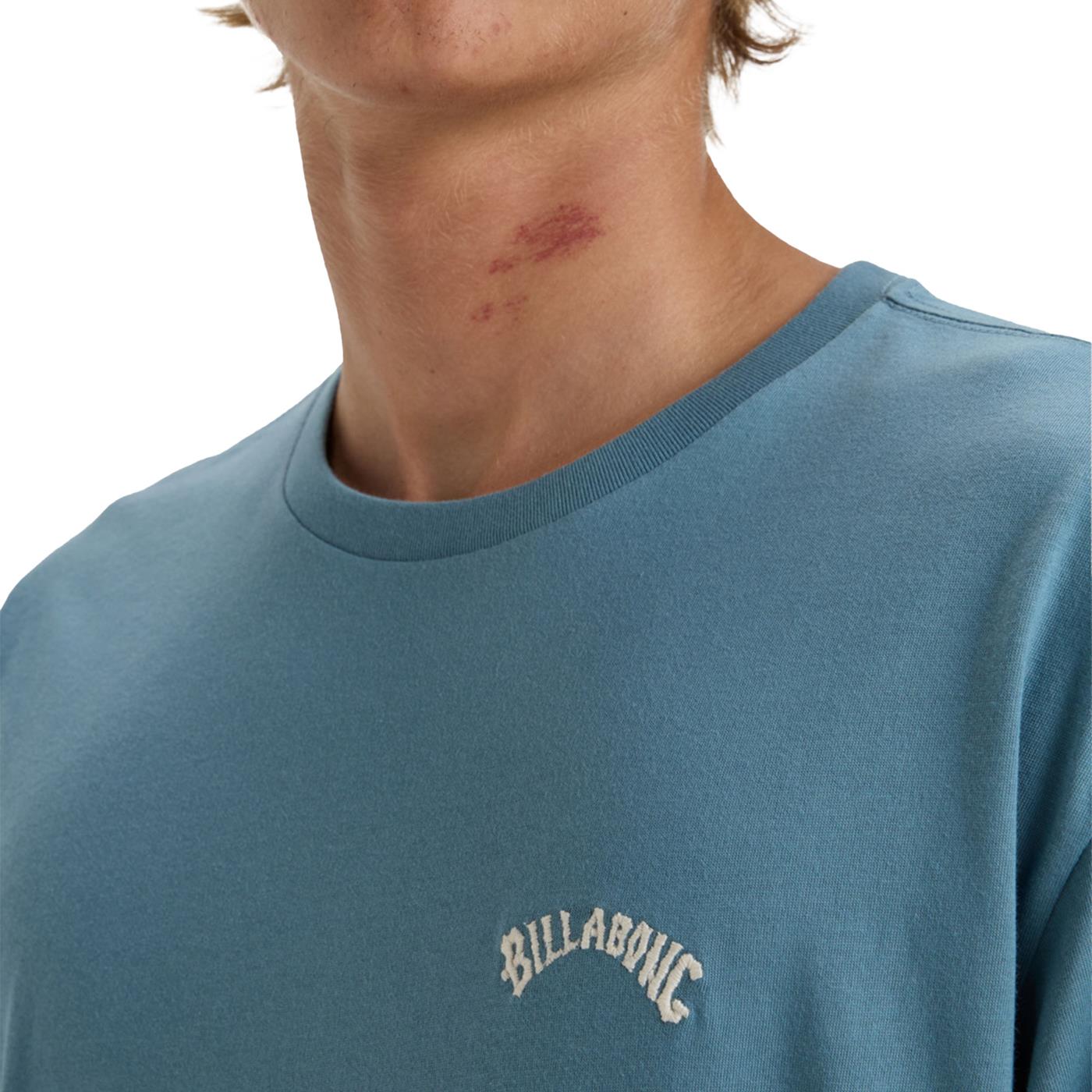 Billabong Arch Crew T-Shirt Glacier Blue - EBYKT00100-BMC0