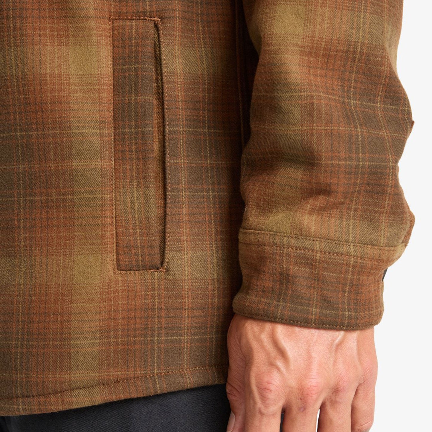 Billabong Furnace Bonded Flannel Overshirt Dark Cedar - EBYWT03005-CSR01
