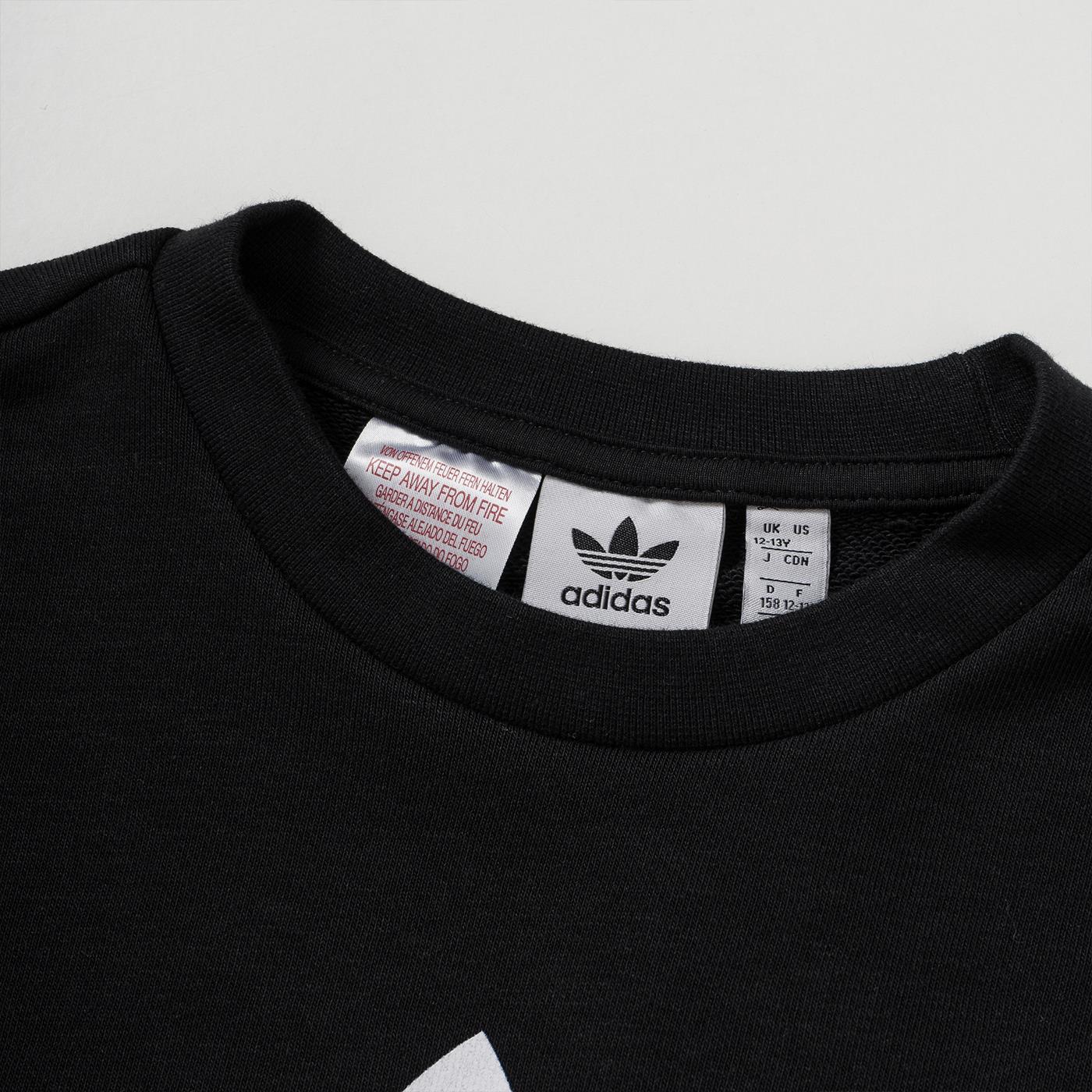 Adidas Originals Trefoil Crew Black/White - ED7797