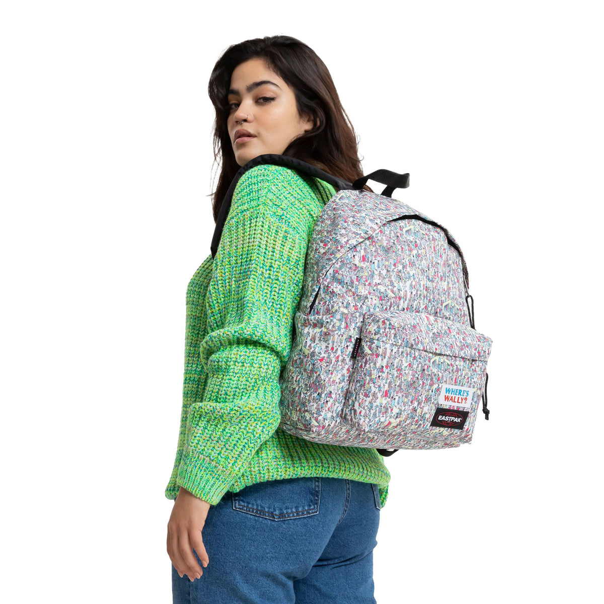 Eastpak x Wheres Wally? Padded Pakr Wally Pattern White