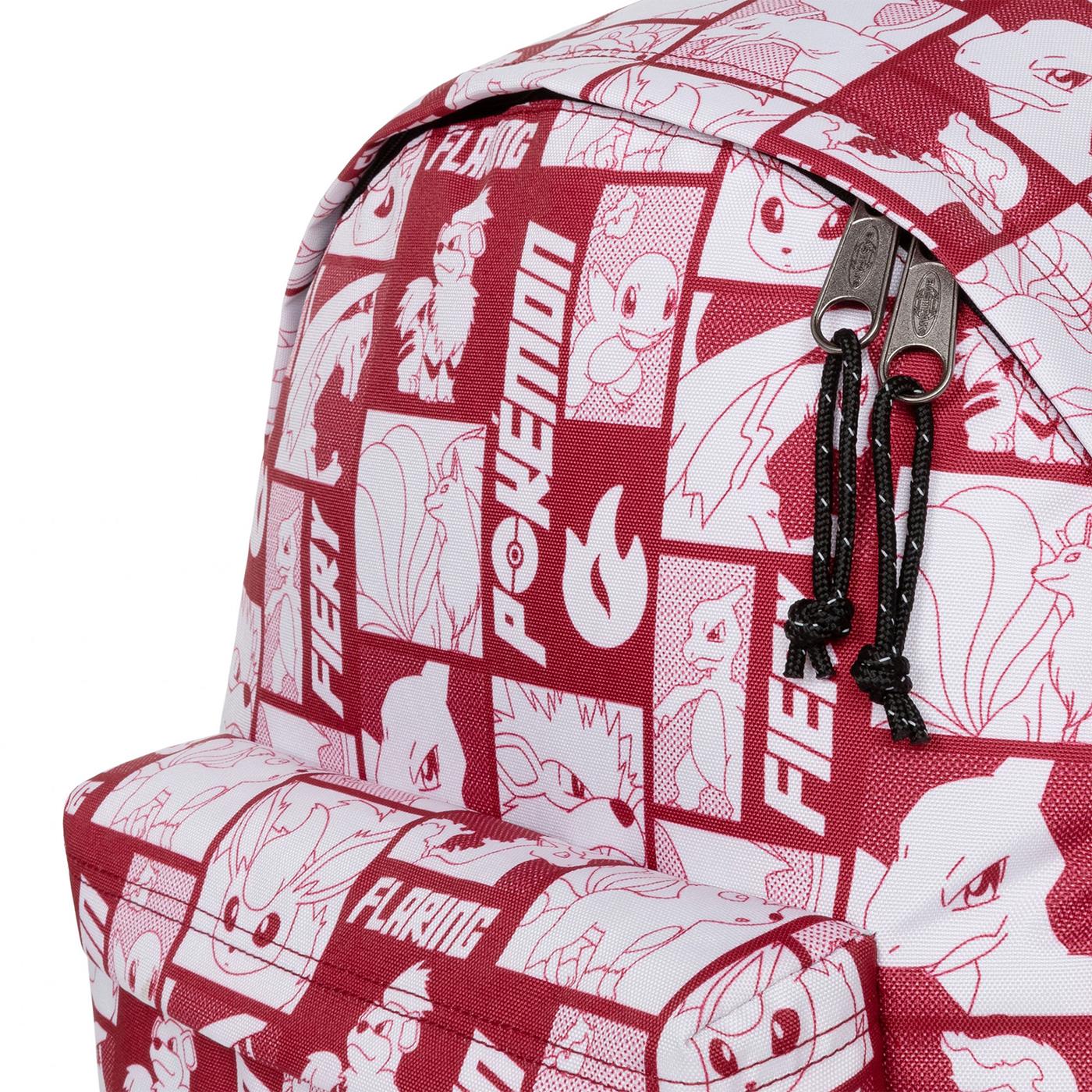 Eastpak x Pokémon Day Pakr Fiery Pokémon Burgundy  - EK0A5BG42T71