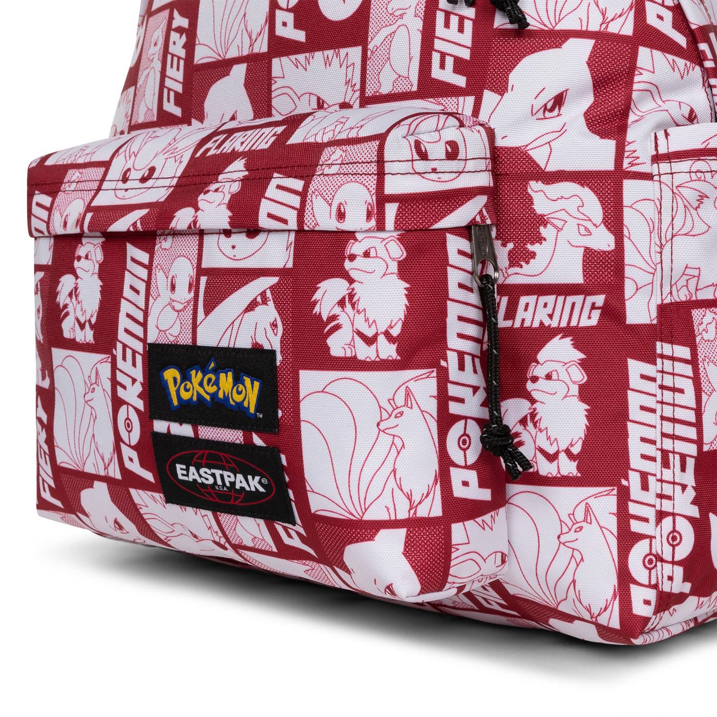 Eastpak x Pokémon Day Pakr Fiery Pokémon Burgundy  - EK0A5BG42T71