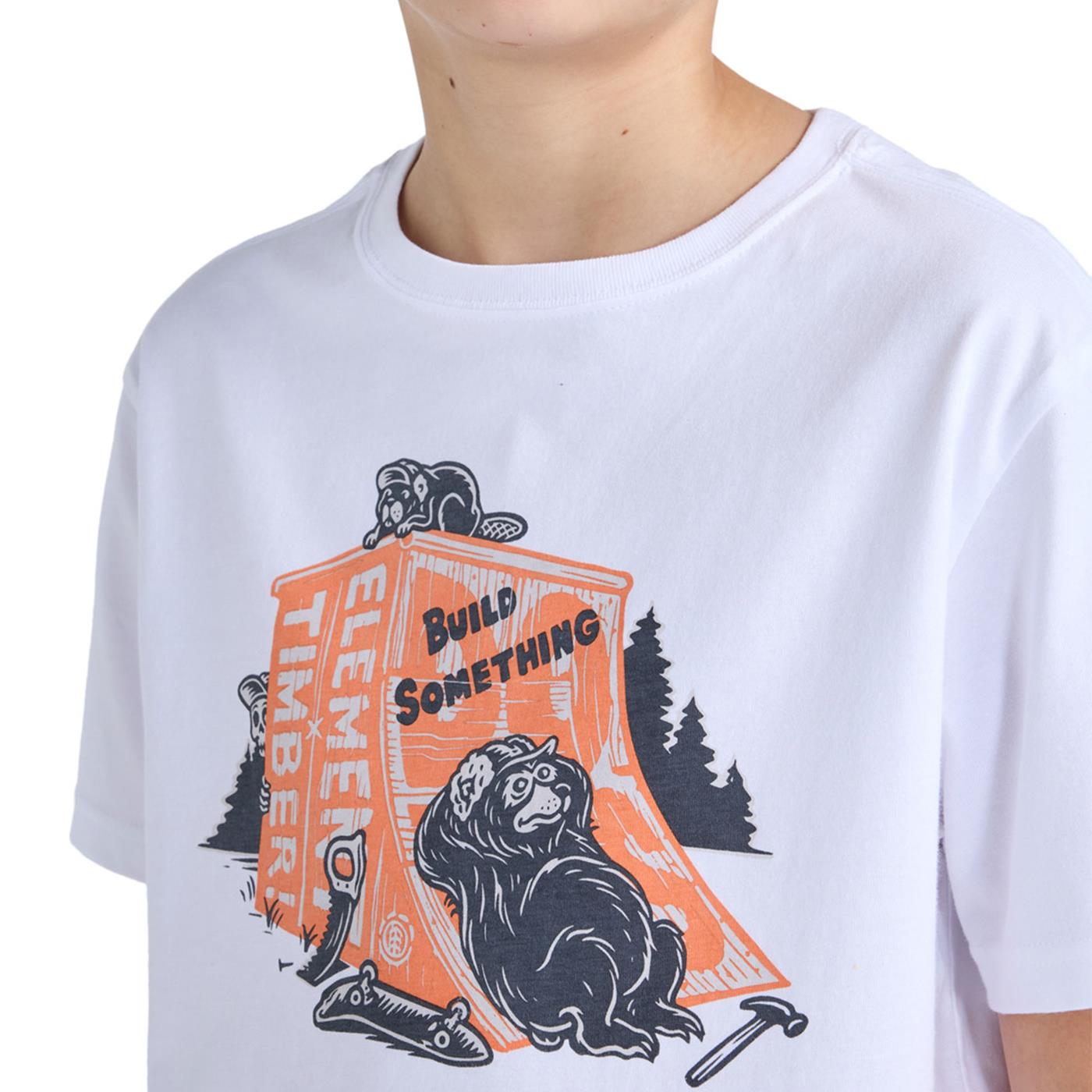 Element Timber Breaktime T-Shirt Optic White  - ELBZT00244-WBB0