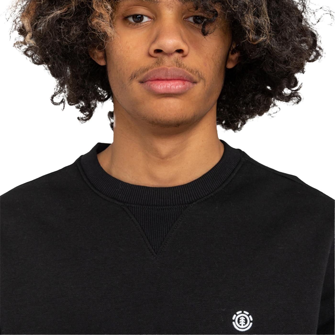 Element Cornell Classic Crew Sweat Flint Black - ELYFT00133FBK