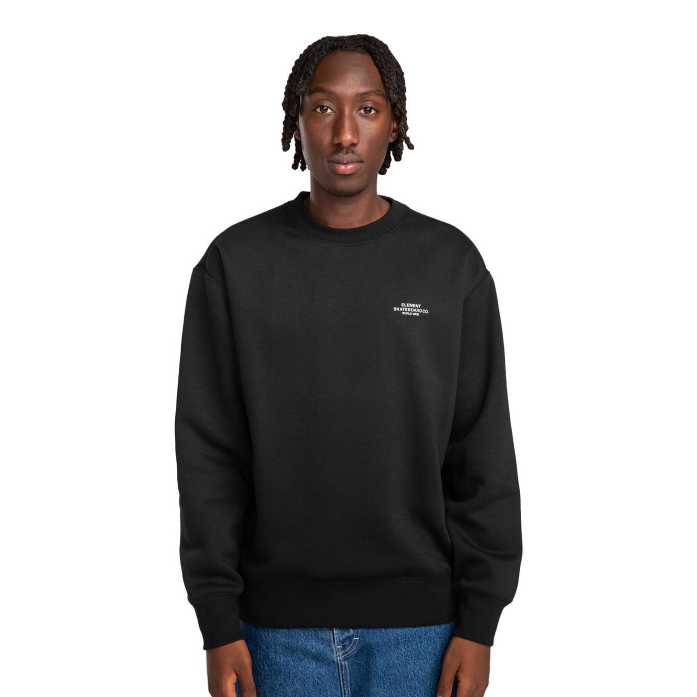 Element Cornell Skate Crew Sweat Flint Black  - ELYFT00176-FBK