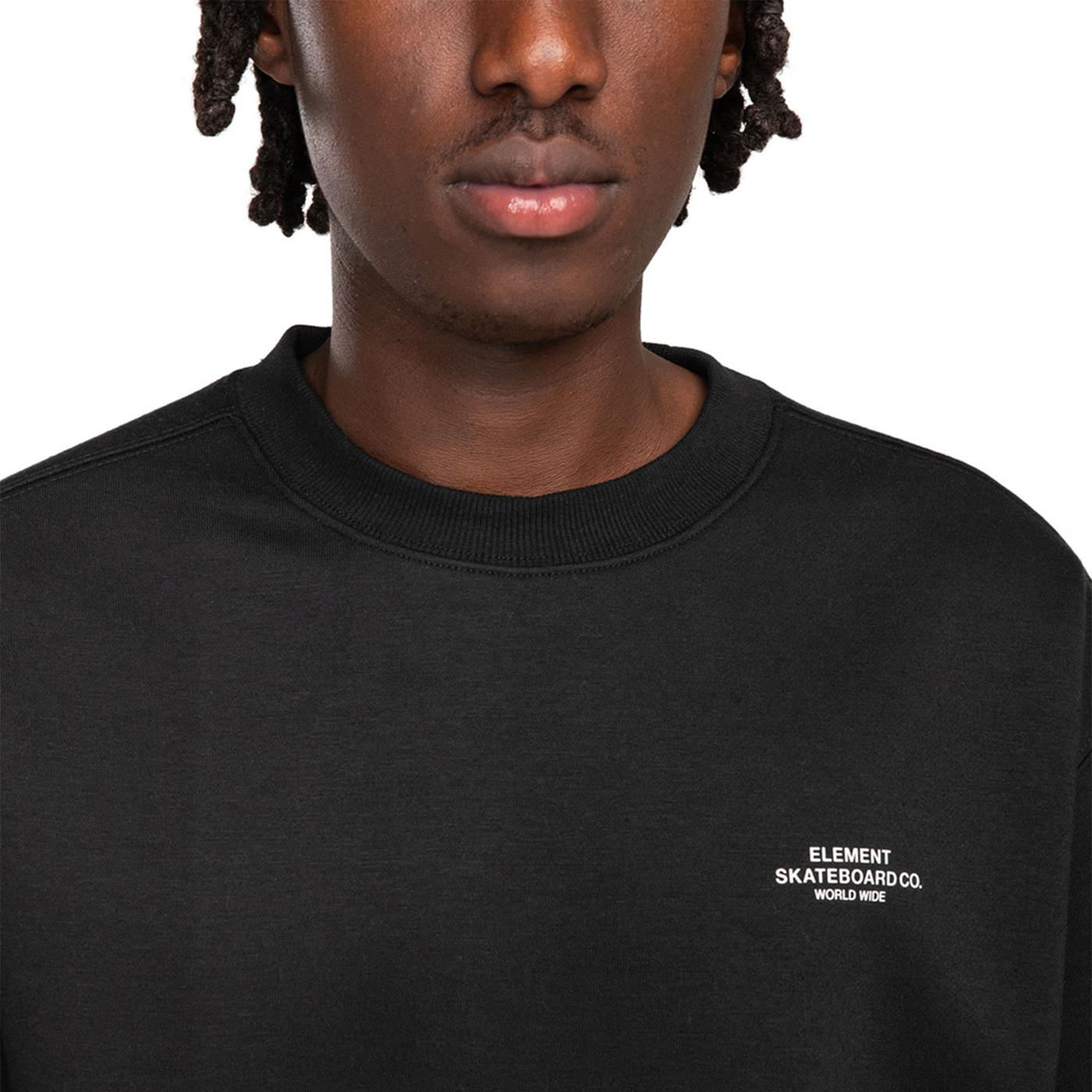 Element Cornell Skate Crew Sweat Flint Black  - ELYFT00176-FBK